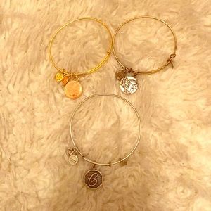 Selling all 3 Alex and Ani bracelet together